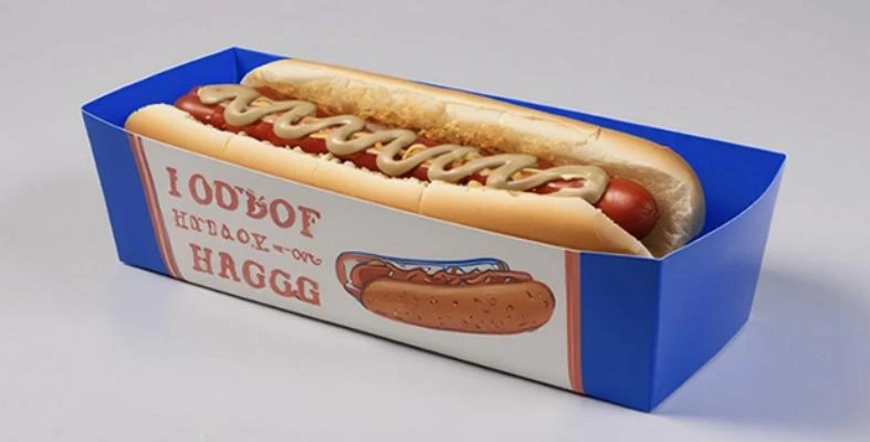 boat shaped hot dog paper food tray application for paper lunch box machine