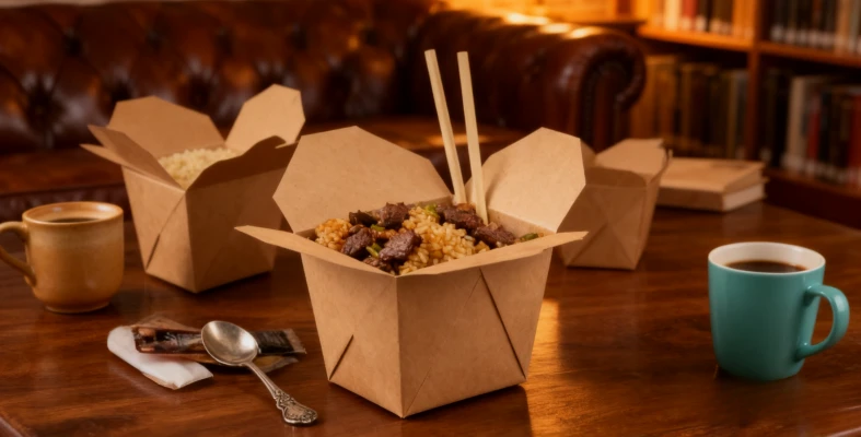 lock bottom paper meal box production application