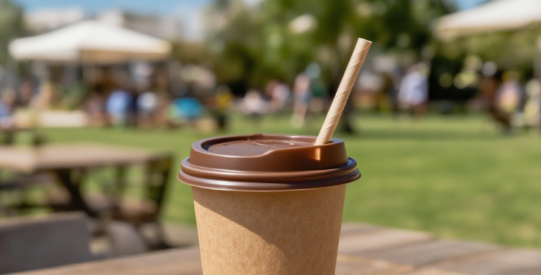 heat resistant paper straws for coffee tea and hot beverage applications