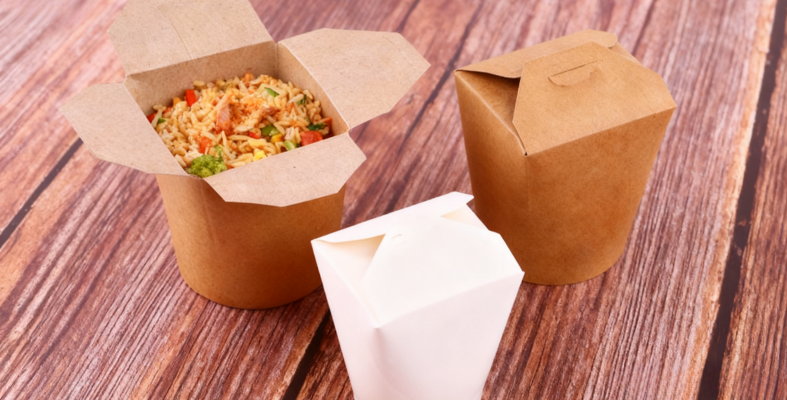 Lock-bottom paper boxes
