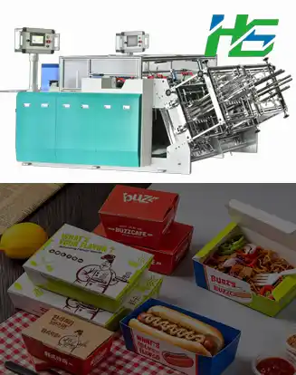 Best Paper Lunch Box Making Machine