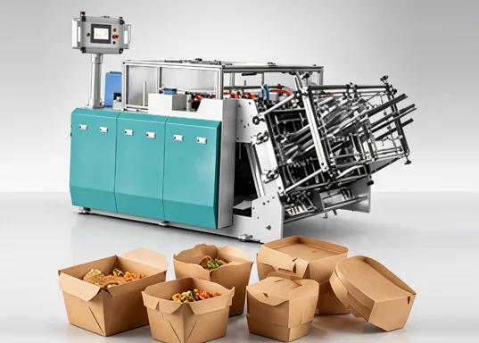 Paper Lunch Box Making Machine