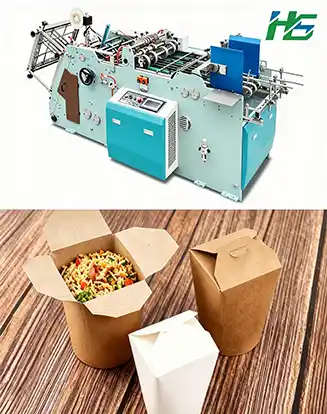 Paper lunch box machines